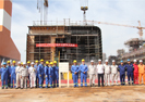 Keel Laying of Chinese First Self-designed Deepwater Semisubmersible Accommodati